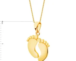 Apart Złota zawieszka - stópki