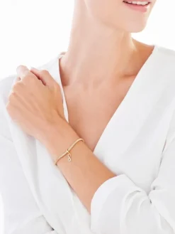 Sale Apart Złota zawieszka beads z diamentem - nieskończoność - 0,004 ct - próba 375