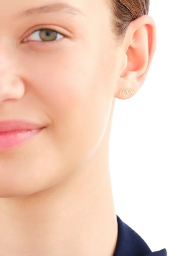 Apart Złote kolczyki - kiss love< Wszystkie