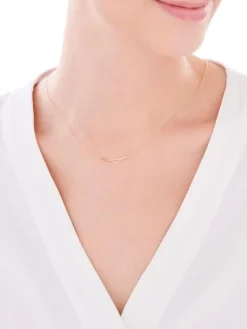 Apart Złoty naszyjnik, ankier - paper clip