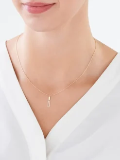 Sale Apart Złoty naszyjnik, ankier - paper clip